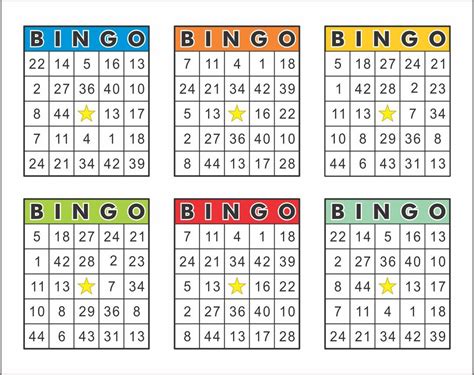 Printable Bingo Cards | Bingo sheets, Bingo cards printable, Free printable bingo cards