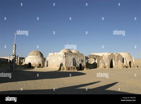 NEFTA; TUNISIA - DEC 8; Original movie scenery for Star Wars film in ...