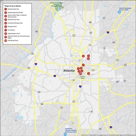 Atlanta Map [Georgia] - GIS Geography