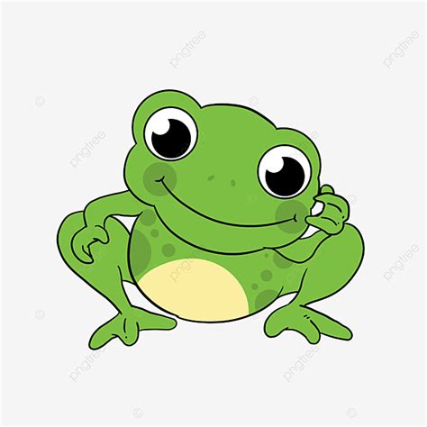 Katak Hijau Kecil Yang Lucu, Clipart Katak, Kartun, Kartun Lucu PNG Transparan Clipart dan File ...