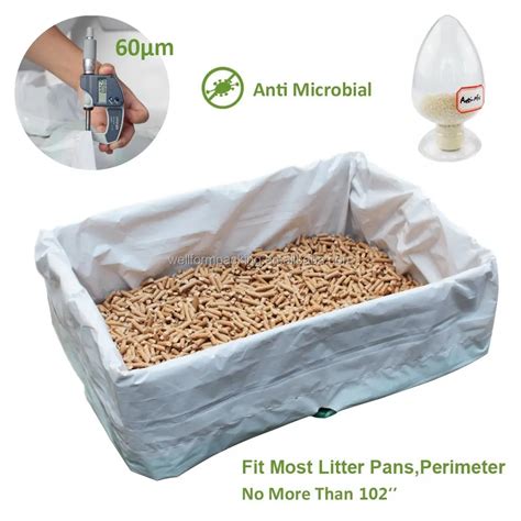 Biodegradable Cat Litter Box Drawstring Liners - Buy Cat Litter Box Drawstring Liners,Cat Litter ...