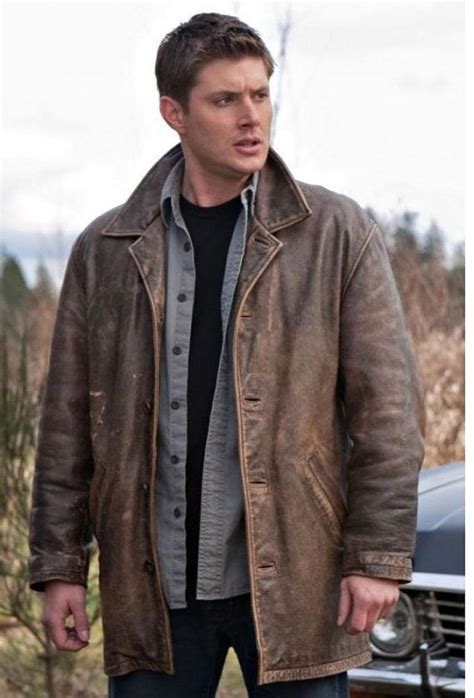 Dean Winchester Leather Jacket - JacketsJunction | Distressed leather jacket, Dean winchester ...