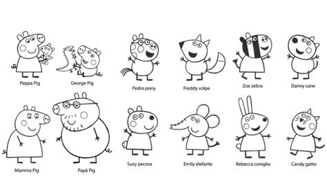 Peppa Pig coloring pages – Coloring pages