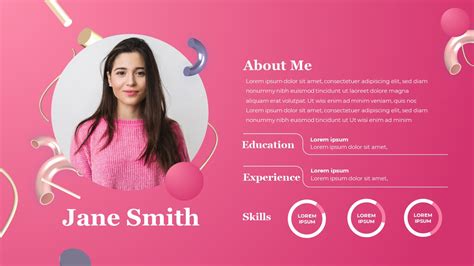 About Me PowerPoint Template to Introduce Yourself | Slidebazaar