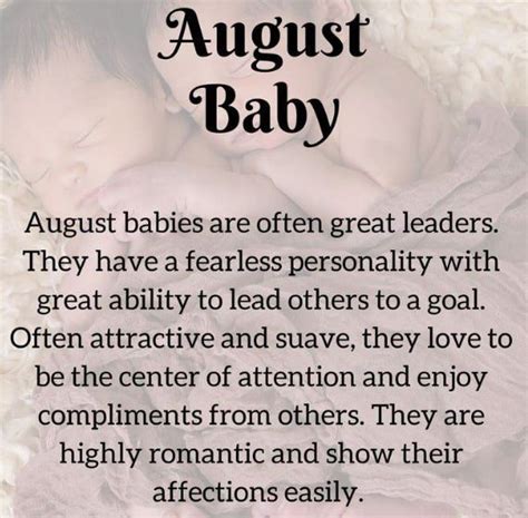 Interesting Facts About People Born In August, Love Life And Personality Traits | August born ...