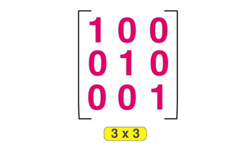 Identity Matrix (Unit matrix) - Definition, Properties and Examples