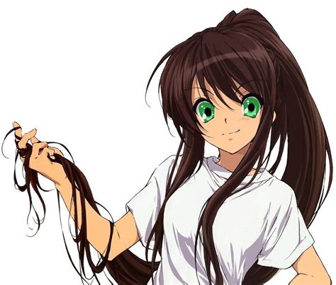 Pin by Nightcore Beta on Animes | Anime ponytail, Beautiful anime girl, Anime girl brown hair