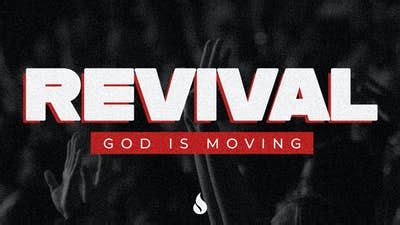 Revival Flame Icon Worship Photo Noise | Church Motion Graphics