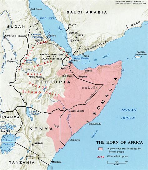 Map of the Somaliland