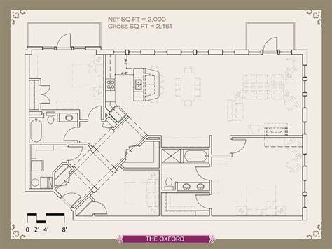 Oxford Floorplan - Eagles Point Condominiums