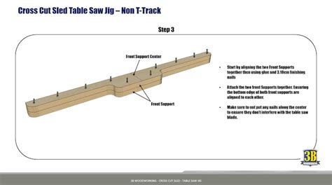 Crosscut Sled Plans Metric Build Plans /table Saw Jig / - Etsy