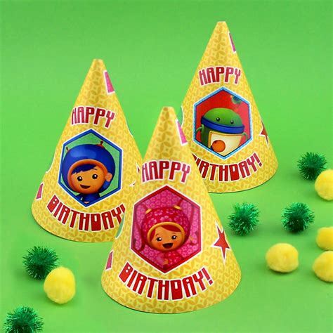 Team Umizoomi Birthday Party Hats | Nickelodeon Parents