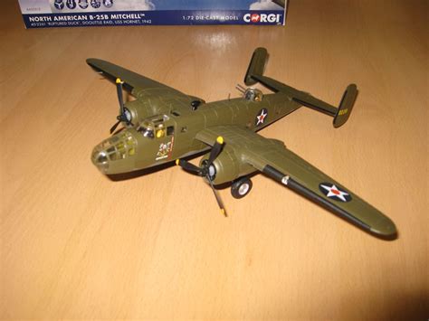 Dora 9 Diecast: Corgi AA35312 B-25 Ruptured Duck lands at Corgi.