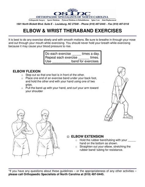 Elbow Flexion And Extension Exercises