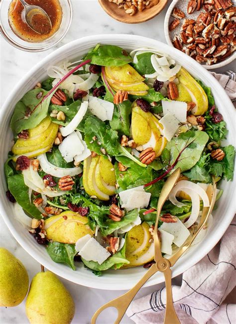 Pear Salad with Balsamic and Walnuts Recipe - Love and Lemons