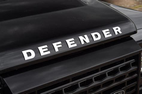 Auto Front Hood Logo Emblem DEFENDER Letter Badge for Land Rover - 1 S | Xotic Tech