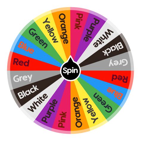 What Is Your Magic Color | Spin the Wheel - Random Picker