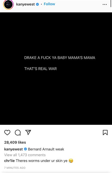 Kanye mentions Drake AGAIN : r/Drizzy