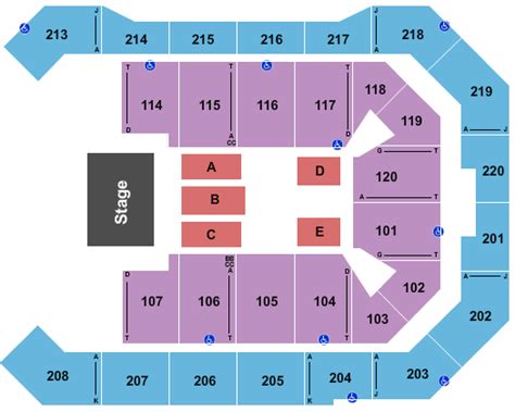 Berry Center Seating Chart - Cypress