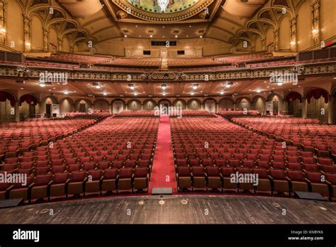 Interior of the Orpheum Theatre, downtown Vancouver, BC, Canada Stock ...