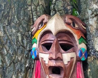 Mexican Wood Mask - Etsy