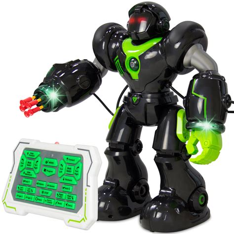 Intelligent Remote Control RC Robot Talking Walking Shooting Light ...