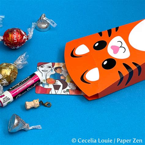 Tiger Gift Box - SVG – PaperZen