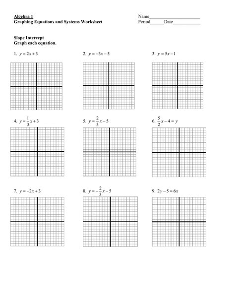 Solving Systems Of Equations By Graphing Worksheet — db-excel.com