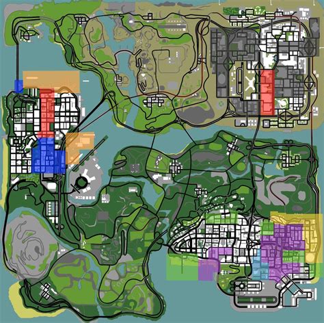 Gta San Andreas Money Map