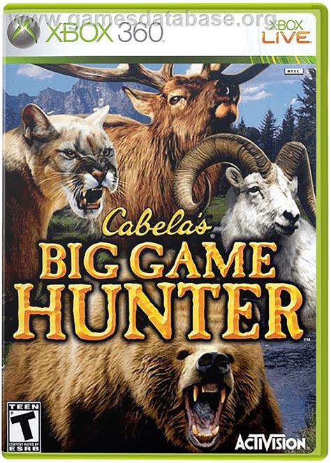 Big Game Hunter - Microsoft Xbox 360 - Games Database