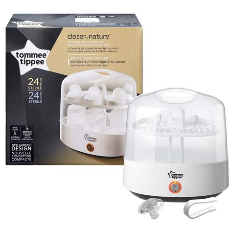 Tommee Tippee Closer to Nature Electric Steam Steriliser, White- Buy ...