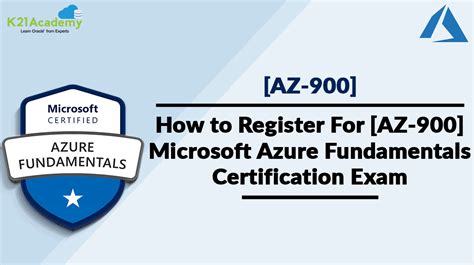 Register for [AZ-900] Microsoft Azure Fundamentals Certification Exam