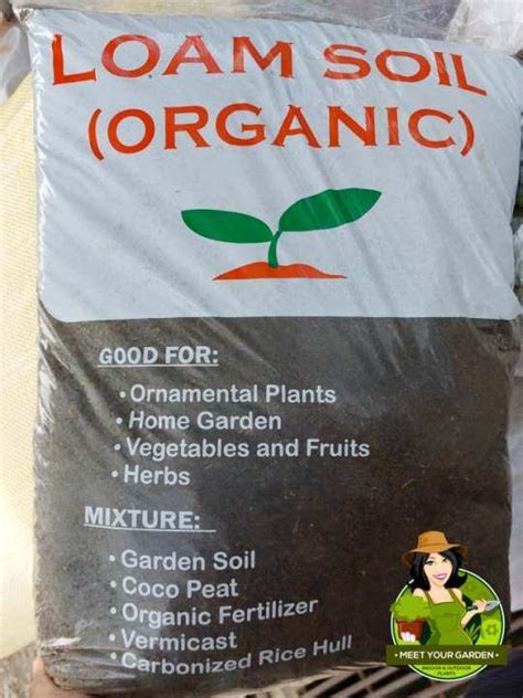 ORGANIC LOAM SOIL - 9-11 KGS (complete with garden soil, coco peat, fertilizer, vermicast and ...