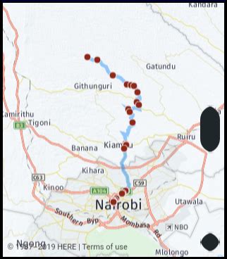 What is the distance from Nairobi Kenya to Karatina Kenya? Google Maps ...