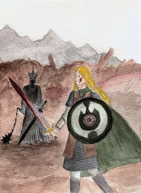 Eowyn vs the Witch King by LadyAnaire on DeviantArt