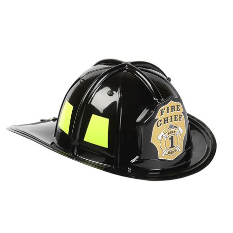 Jr. Firefighter Helmet - Black - Best Imaginative Play for Ages 6 to 9