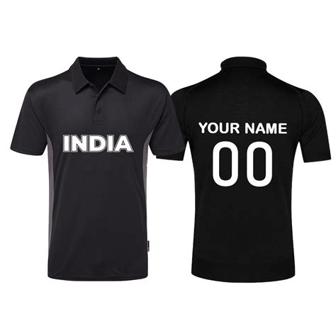 Customise Black Cricket Jersey - FansJodo