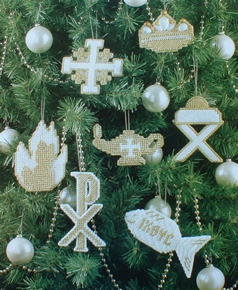 CHRISMON ORNAMENTS Faith Hope & Love BOOKMARKS Plastic by M2Hawk