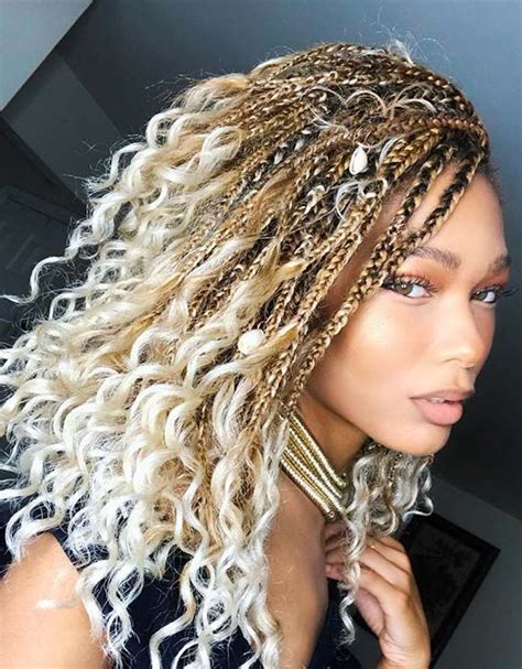 51 Goddess Braids Hairstyles for Black Women - StayGlam | Box braids ...