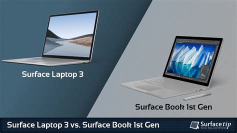 Surface Laptop 3 vs. Surface Book (1st Gen) - Detailed Specs Comparison - SurfaceTip