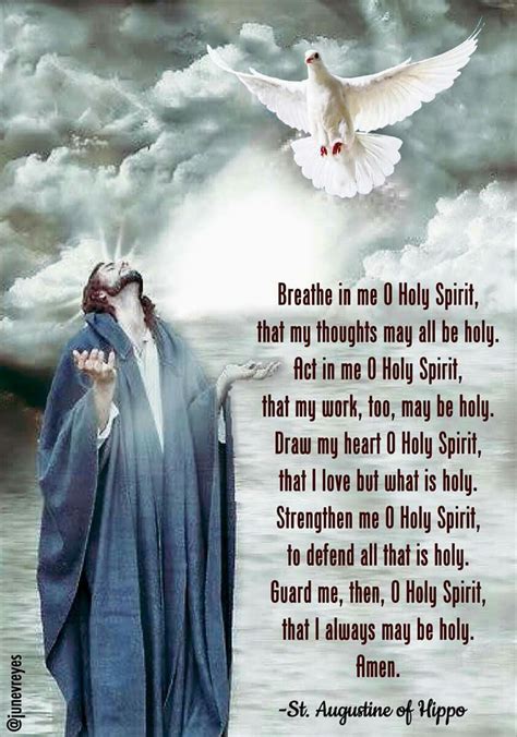 Saint Augustine | Holy spirit prayer, Spiritual prayers, Christian prayers