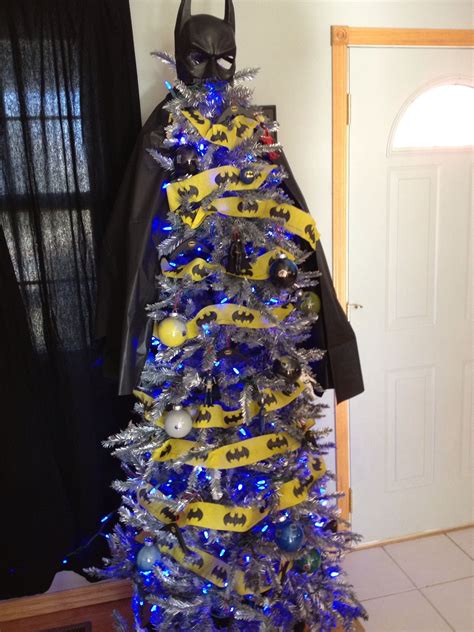 Batman Christmas tree | Batman christmas tree, Dinosaur christmas tree, Superhero christmas