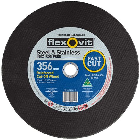 Flexovit 356 x 25.4mm Metal Cutting Wheel | Bunnings Warehouse