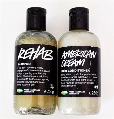 Elf's Beauty: Review | Lush Rehab Shampoo & American Cream Condtioner