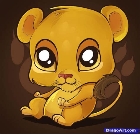 cute art | Home Baby Cartoon Cute Baby Cartoon Lion | Cuties in Cartoons And Anime | Pinterest ...