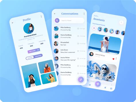 Figma Social Media App Template