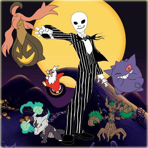 Jack Skellington as a Pokemon Champion by DigiFoxCat on DeviantArt