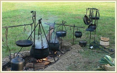 Wrought Iron Campfire Cooking Equipment | Campfire cooking equipment ...