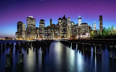 New York Night View Wallpaper [1920x1210]