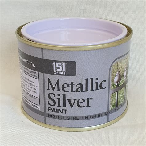 Metallic Silver Paint 170ml – Edging Tapes & DIY